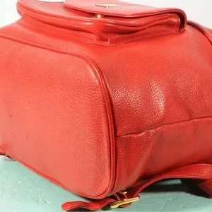 Authentic MCM Red Leather Backpack with Dust Bag! MCM | Bags | Authentic Mcm Red Leather Backpack With Dust  main image 2